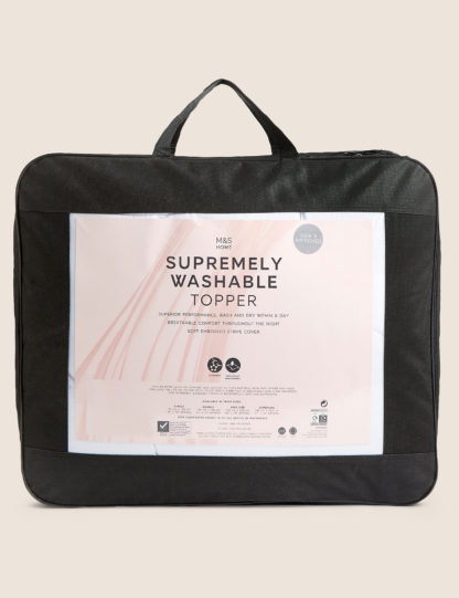 An Image of M&S Unisex Supremely Washable Mattress Topper