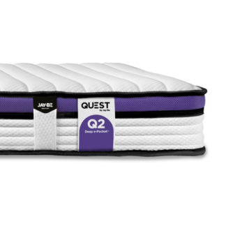 An Image of Quest Q2 Extreme Comfort Pocket Sprung Mattress - 3ft Single (90 x 190 cm)