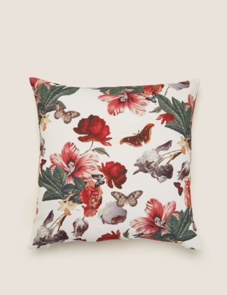 An Image of M&S Pure Cotton Butterfly Cushion Cover