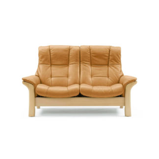 An Image of Stressless Buckingham High Back 2 Seater, Choice of Leather