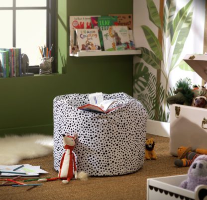 An Image of Habitat Sienna Cheetah Spot Bean Bag