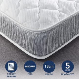 An Image of Fogarty Kids Open Coil Mattress White