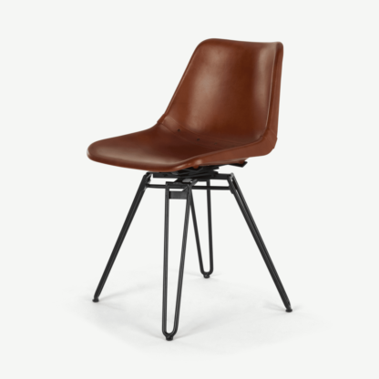 An Image of Kendal Office Chair, Tan and Black