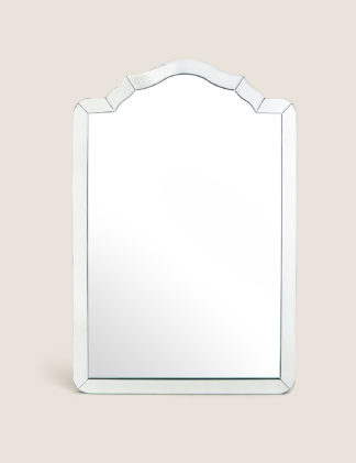 An Image of M&S Vintage Style Large Hanging Wall Mirror