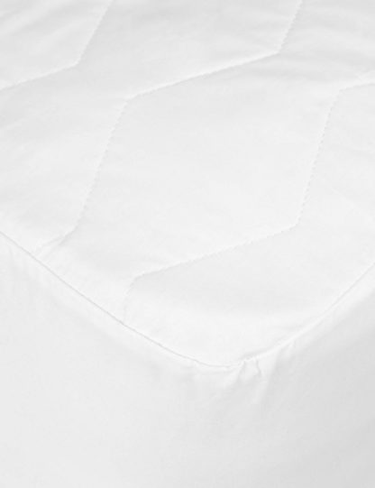 An Image of M&S Pure Cotton Mattress Protector