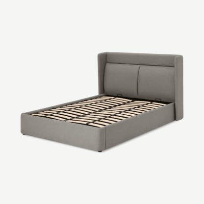 An Image of Langdon King Size Ottoman Storage Bed, Flavio Grey