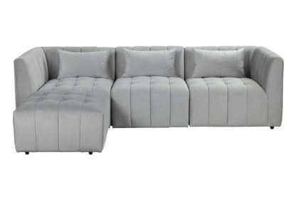 An Image of Essen Three Seat Corner Sofa – Dove Grey