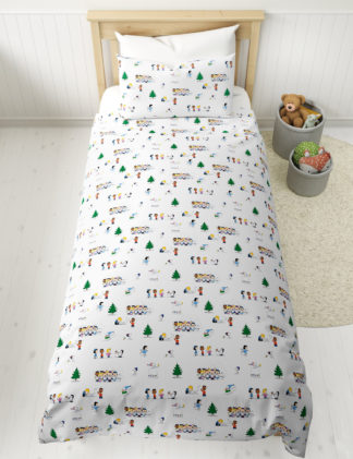 An Image of M&S Pure Cotton Snoopy™ Bedding Set