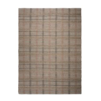 An Image of Evelyn Jute Mix Woven Rug Pink, Grey and Beige