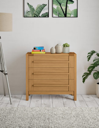 An Image of M&S Sonoma Narrow 3 Drawer Chest