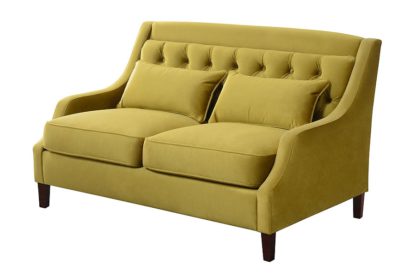 An Image of Zeno 2 seat Sofa Lime