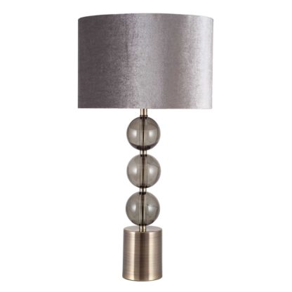 An Image of Smoke Glass Table Lamp