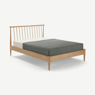 An Image of Penn Double Bed, Oak