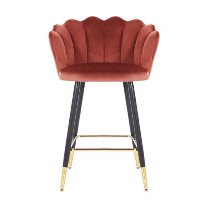 16df4c5c476140d2514148a448b95dd64d640c085c935e12b597abfd695fdfbe-1.jpg An Image of Vivian Velvet Bar Stool Peacock