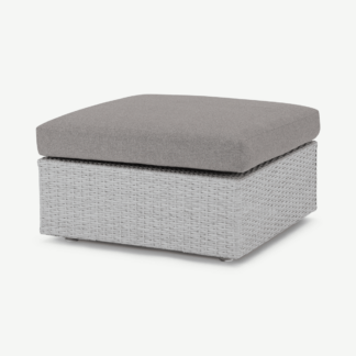 An Image of Cordon Garden Modular Ottoman, Grey