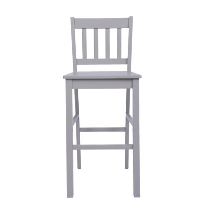 An Image of Bromley Grey Bar Stool Grey