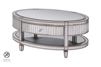 An Image of Antoinette Toughened Mirror Coffee Table