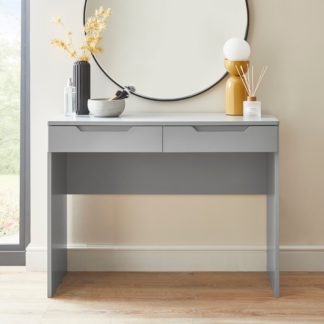 An Image of Larson Grey Dressing Table Grey