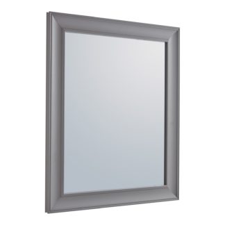 An Image of Coldrake Framed Mirror - Vapour Grey - 51x61cm