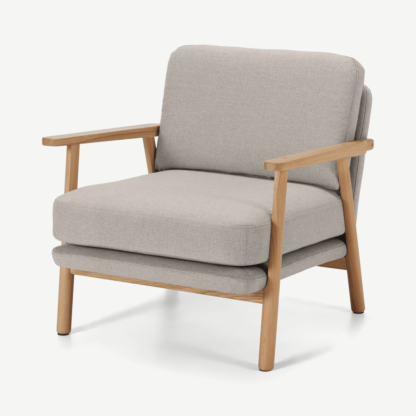 An Image of Lars Accent Armchair, Salcombe Beige