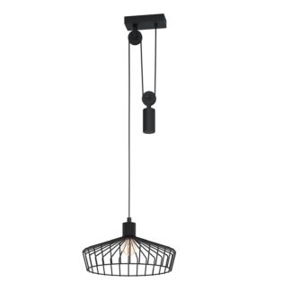 An Image of EGLO Winkworth Height-Adjustable Pendant Light