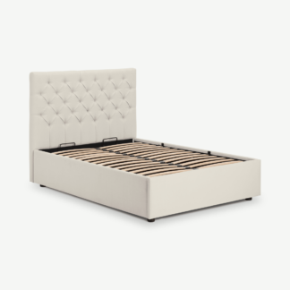 An Image of Skye King Size Bed with Ottoman Storage, Oatmeal Weave
