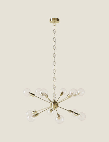 An Image of M&S Aurora Sputnik Chandelier