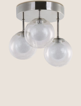 An Image of M&S Luna LED Flush Ceiling Light