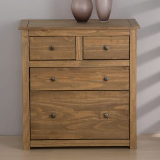 An Image of Santiago Pine 2 + 2 Drawer Chest