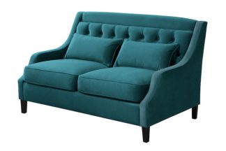 An Image of Zeno 2 seat Sofa Opulence Teal