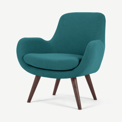 An Image of Moby Accent Armchair, Mineral Blue