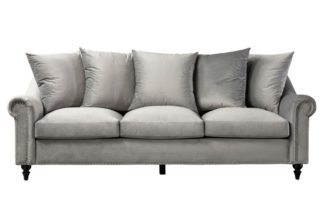 An Image of Portman Three Seat Sofa - Dove Grey