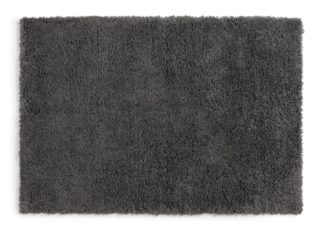 An Image of Habitat Recycled Cosy Plain Shaggy Rug - 160x230cm - Grey