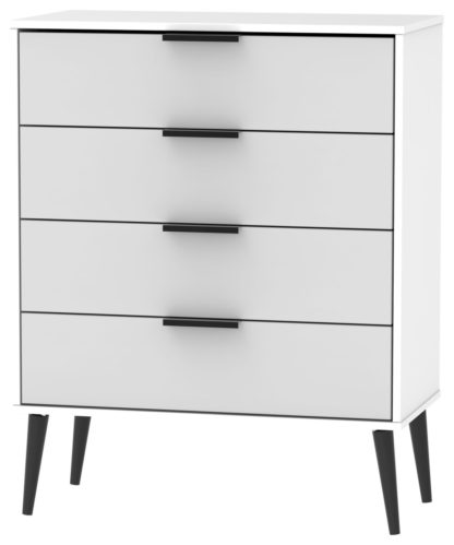 2cd86e61b6899d6f6e09c7a363215598dd974a885c6a2424c79100618788dcc7.jpg An Image of Bergen 4 Drawer Chest - Oak Effect