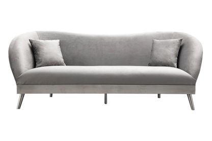 An Image of Lapio Three Seat Sofa - Dove grey