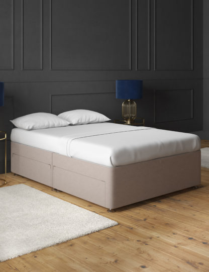 2e638842df389fb30780d2ca2f347413238fcb1e93da0a70b30eb26048a998bc-1.jpg An Image of M&S Classic firm top 2 drawer divan