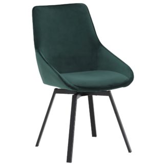 An Image of Beckton Dining / Kitchen Chair - Blue - Velvet - W58 x D51 x H88cm - Barker & Stonehouse