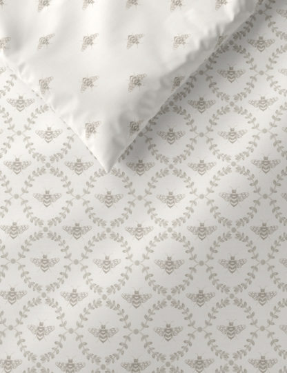 An Image of M&S Cotton Blend Bee Bedding Set
