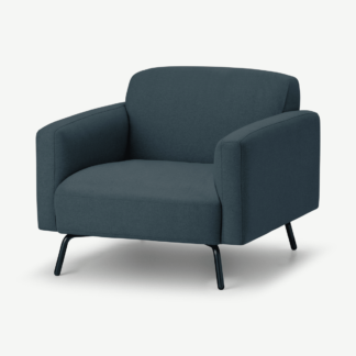 An Image of Toula Armchair, Aegean Blue