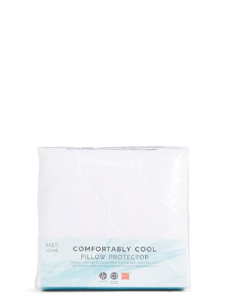 An Image of M&S 2 Pack Comfortably Cool Pillow Protectors