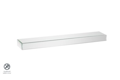 An Image of Mirrored Floating Wall Shelf 90cm