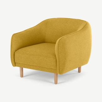 An Image of Haring Armchair, Retro Yellow