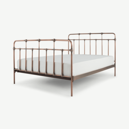 An Image of Starke Double Bed, Copper