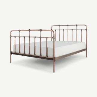 An Image of Starke Kingsize Bed, Copper