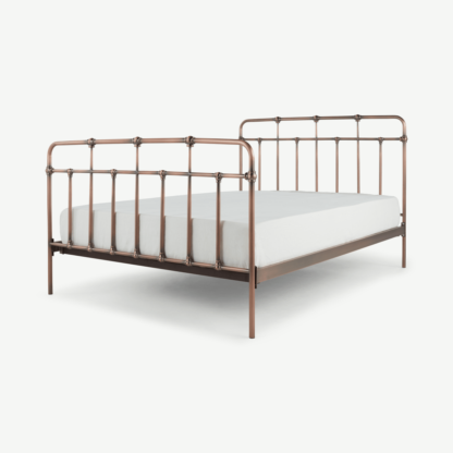 An Image of Starke Kingsize Bed, Copper