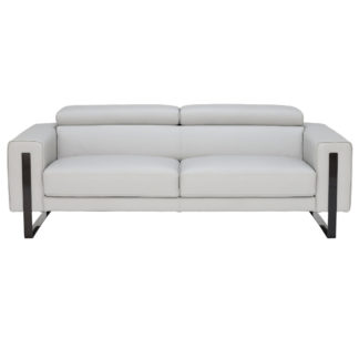 An Image of Milan 3 Seater Sofa, Bull 6502 Leather