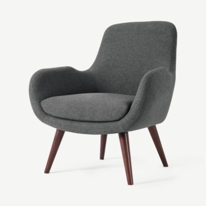 An Image of Moby Accent Armchair, Marl Grey