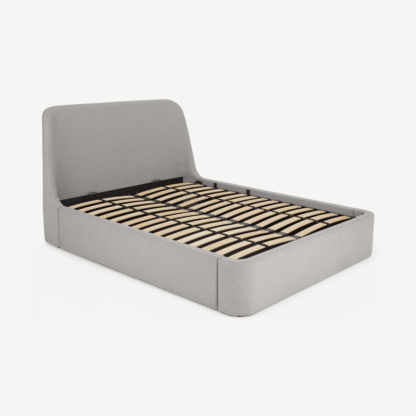 An Image of Hayllar King Size Ottoman Storage Bed, Cool Grey