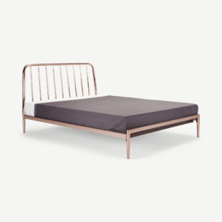 An Image of Alana Double Bed, Copper