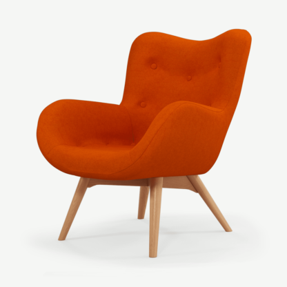 An Image of Doris Accent Armchair, Shetland Orange